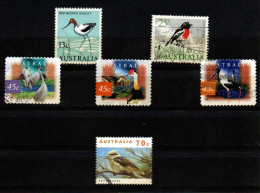 AUSTRALIA - 1966-->1997 - 13-25-45-70 Cent - Uccelli Birds  - 6 Used Stamps        MyRef:HB - Collections, Lots & Séries