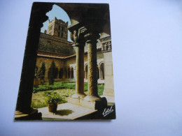 DEP 66 PYRENEES ORIENTALES CARTE COULEUR DE 1996 ELNE LE CLOITRE ROMAN DE LA CATHEDRALE EDIT ESTEL/TBE - Elne