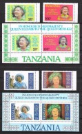 T 00041 - Tanzanie 1985, N° 262A à 262D Et Blocs 40A Et 40B - Tanzania (1964-...)