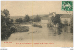 MUSSY SUR SEINE LA SEINE VUE DU PONT D'AUBERIVE - Mussy-sur-Seine