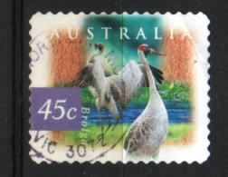 AUSTRALIA - 1997 - Antigone Rubicunda - 45 Cent - Uccelli Birds  - Used Stamp        MyRef:EX - Verzamelingen, Voorwerpen & Reeksen