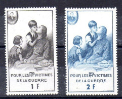 Francia Sellos BIENFAISANCE DES PTT Nº Yvert 82/83 ** - Guerre (timbres De)
