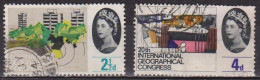 Congrès De Géographie - GRANDE BRETAGNE - Habitat - N° 387-388 - 1964 - Used Stamps