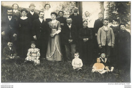 CARTE PHOTO GROUPE DE PERSONNES  LIEU  NON IDENTIFIE - To Identify