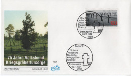 Germany Deutschland 1994 FDC Volksbund Deutsche Kriegsgräberfürsorge German War Graves Commission, Canceled In Berlin - 1991-2000