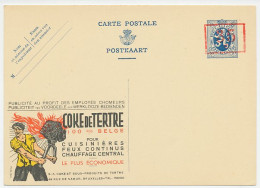 Publibel - Postal Stationery Belgium 1935 Coal - Andere & Zonder Classificatie