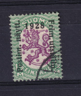 Finland 1928 Phil Exh 1.5m Sc 154 Used  Overprint  15934 - Usados