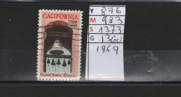 PRIX FIXE Obl 876 YT MIC SCO GIB California Cloches 1969 Etats Unis  58A/13 - Used Stamps