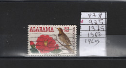 PRIX FIXE Obl 878 YT 985 MIC 1375 SCO 1362 GIB Alabama  Pie 1968 Etats Unis  58A/13 - Used Stamps