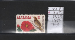 PRIX FIXE Obl 878 YT 985 MIC 1375 SCO 1362 GIB Alabama  Pie 1968 Etats Unis  58A/13 - Gebruikt