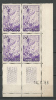 MAROC PA N° 100 Coin Daté 14/6/55  NEUF** SANS CHARNIERE NI TRACE  / Hingeless  / MNH - Poste Aérienne