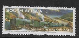 SOUTH AFRICA 1997 STEAM POWERED LOCOMOTIVE BLUE TRAIN - Used Stamps