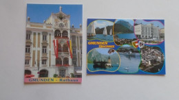 D201195   CPM AK -  Österreich  -GMUNDEN Lot Of 2 Postcards - Gmunden