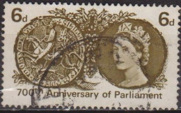 Sceau - GRANDE BRETAGNE - Parlement De Simon De Montfort - N° 399 - 1965 - Used Stamps