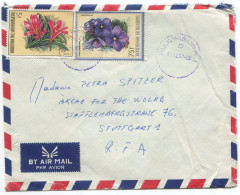 Cover Burundi 1987 Bujumbura Flowers - Storia Postale