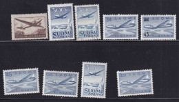 Finland 1944/70 Airmail Collection MH/U 15935 - Ungebraucht