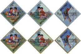 38515 MNH BHUTAN 1967 12 JAMBOREE MUNDIAL EN IDAHO - Bhoutan