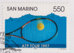 Saint Marin 1997 - YT 1510 (o) Sur Fragment - Tennis - Gebruikt