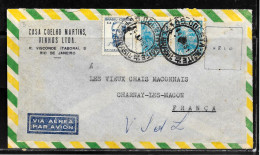 N493 - LETTRE DE RIO DE JANEIRO DU 04/06/51 POUR LA FRANCE (CHARNAY LES MACON) - ENTETE CASA COELHO MARTINS - Covers & Documents