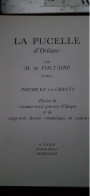 La Pucelle D'Orleans 2 Tomes VOLTAIRE Lescaret 1982 - Französische Autoren