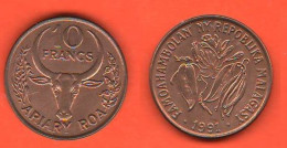 Madagascar 10 Francs Ariary 1991 - Madagaskar