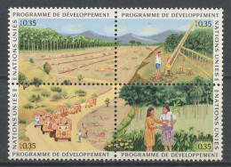 NU Genève 1986 N° 139/142 ** Neufs  MNH Superbes C 12.60 € Arbres Trees Ressources Forestières Camions Bois - Ongebruikt