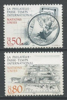 NU Genève 1986 N° 143/144 ** Neufs  MNH Superbes C 3.20 € La Philatélie Passe-temps Culture Loupe Timbres - Ungebraucht