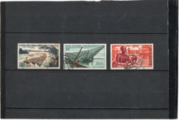 AFRIQUE  EQUATORIALE   1955  Poste  Aérienne   Y.T. N° 58  59  60   NEUF*  Ou  Oblitéré - Used Stamps