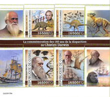 A9518 - REP.GUINEE - ERROR MISPERF Stamp Sheet - 2022 - Charles Darwin,SCIENCE - Andere & Zonder Classificatie