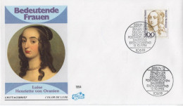 Germany Deutschland 1994 FDC Luise Henriette Von Oranien, Electress Of Brandenburg, Canceled In Berlin - 1991-2000