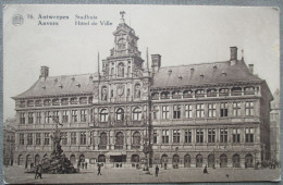 BELGIUM BELGIQUE ANVERS ANTWERPEN TOWNHALL MUNICIPALITY POSTCARD CARTE POSTALE POSTKARTE CARTOLINA CARD - Avenues, Boulevards