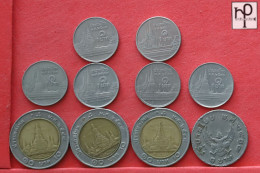 THAILAND  - LOT - 10 COINS - 2 SCANS  - (Nº58248) - Mezclas - Monedas