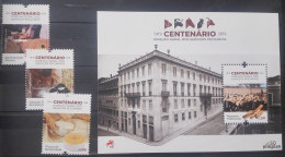 Portugal 2019, 100 Years General Directorate Of Livestock Services, MNH S/S And Stamps Set - Ungebraucht