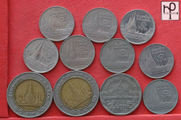 THAILAND  - LOT - 11 COINS - 2 SCANS  - (Nº58250) - Vrac - Monnaies