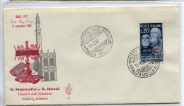 Trieste A - 1950 Lanieri Su Busta FDC Venetia Non Viaggiata - Marcofilía