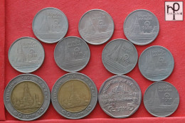 THAILAND  - LOT - 11 COINS - 2 SCANS  - (Nº58252) - Mezclas - Monedas