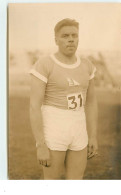 Carte Photo - Match D'athlétisme France-Finlande à Colombes 1929 - Coureur Finlandais 31 - Athlétisme