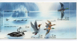 FINLANDE 1993 - Carnet 5 Oiseaux Aquatiques N° 1189/1193 - Nuovi