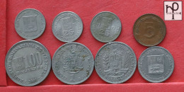 VENEZUELA  - LOT - 8 COINS - 2 SCANS  - (Nº58256) - Alla Rinfusa - Monete