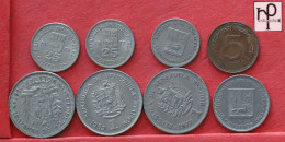 VENEZUELA  - LOT - 8 COINS - 2 SCANS  - (Nº58257) - Mezclas - Monedas