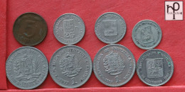 VENEZUELA  - LOT - 8 COINS - 2 SCANS  - (Nº58258) - Mezclas - Monedas