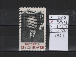 PRIX FIXE Obl 886 YT 994 MIC 1383 GIB 1371 Dwight D. Eisenhower 1969 Etats Unis  58A/13 - Used Stamps
