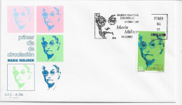 3849   FDC Madrid 1991, Mujeres Famosas Españolas Maria  Moliner - FDC