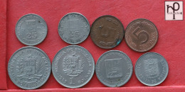 VENEZUELA  - LOT - 8 COINS - 2 SCANS  - (Nº58260) - Lots & Kiloware - Coins