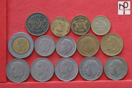 MOROCCO  - LOT - 14 COINS - 2 SCANS  - (Nº58262) - Kilowaar - Munten