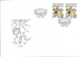 FDC 138 Czech Republic  Easter 1997 Hare - Ostern