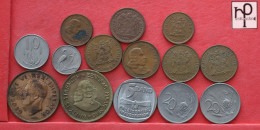 SOUTH AFRICA  - LOT - 14 COINS - 2 SCANS  - (Nº58270) - Kilowaar - Munten