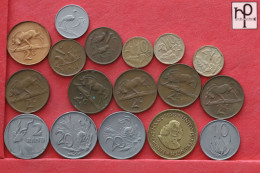 SOUTH AFRICA  - LOT - 17 COINS - 2 SCANS  - (Nº58274) - Vrac - Monnaies