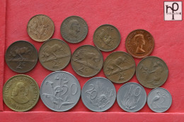 SOUTH AFRICA  - LOT - 14 COINS - 2 SCANS  - (Nº58277) - Mezclas - Monedas