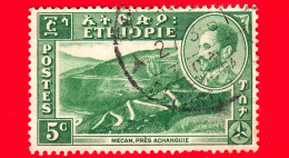 ETIOPIA - Usato - 1947 - Imperatore Haile Selassie E Panorami - Sentiero Di Montagna Mecan, Vicino Ad Ahangi - 5 - Ethiopie